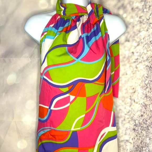 Buckhead Betty Small Neon Sleeveless Dress - Picture 7 of 13